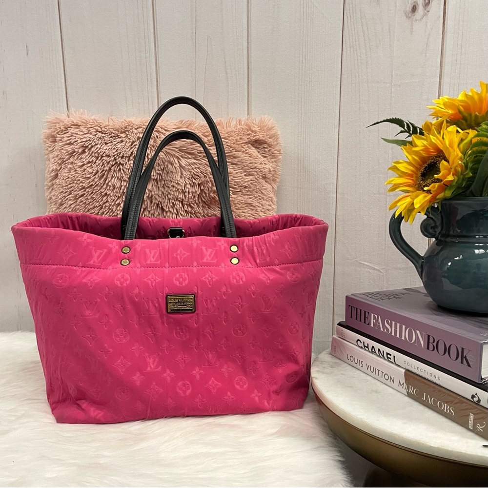 Louis Vuitton Pink Tote Bag